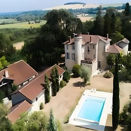 Maison De Maitre Parc Et Piscine Astaffort